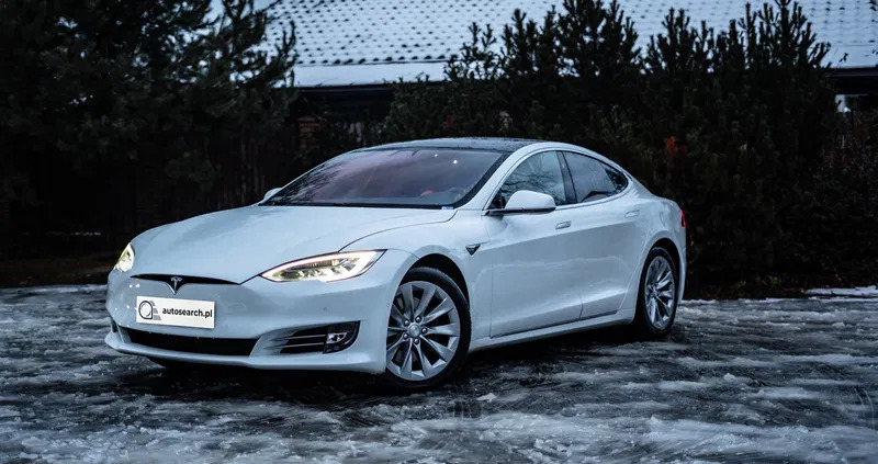 samochody osobowe Tesla Model S cena 149990 przebieg: 79710, rok produkcji 2018 z Grudziądz